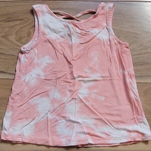 *3/$15* Bixby NOMAD Size XS 4/5 Girls Tie-Dye Tank Top Peach & White